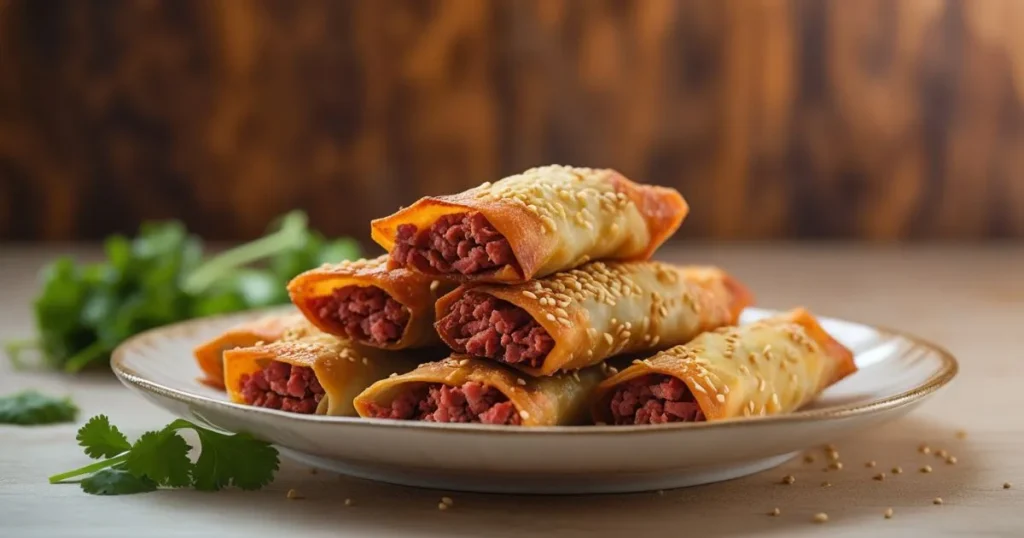 Corned Beef Egg Rolls