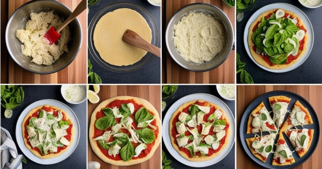 Keto-Friendly Chicken Crust Caesar Salad Pizza: The Ultimate Low-Carb Delight