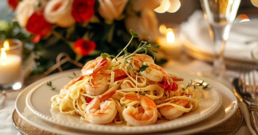 Romantic Dinner Table Scene