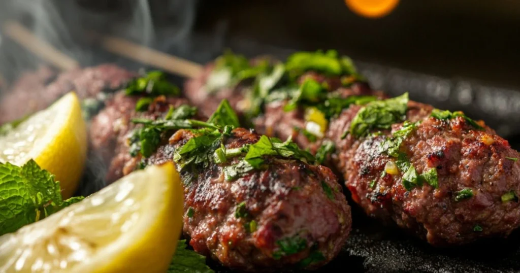 Ground Lamb Kebabs

