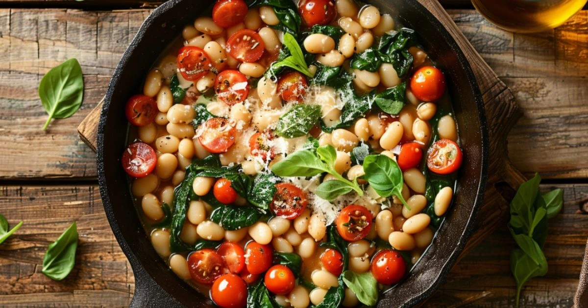 Creamy Tuscan White Bean Skillet: A Flavorful, 30-Minute Feast for Busy Nights